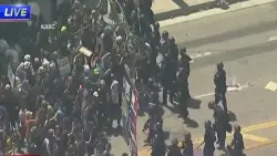 Protests intensify in LA after Trump deploys hundreds of National Guard troops